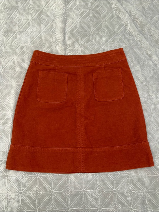 Boden Dresses & Skirts - Boden Rust-Orange Mini Skirt with Front Pockets